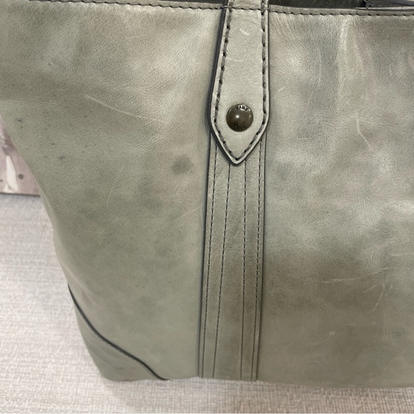 💚🩶Frye Melissa Shopper Bag Tote Carryall Shoulder Bag -FERN- $358 - Picture 13 of 15